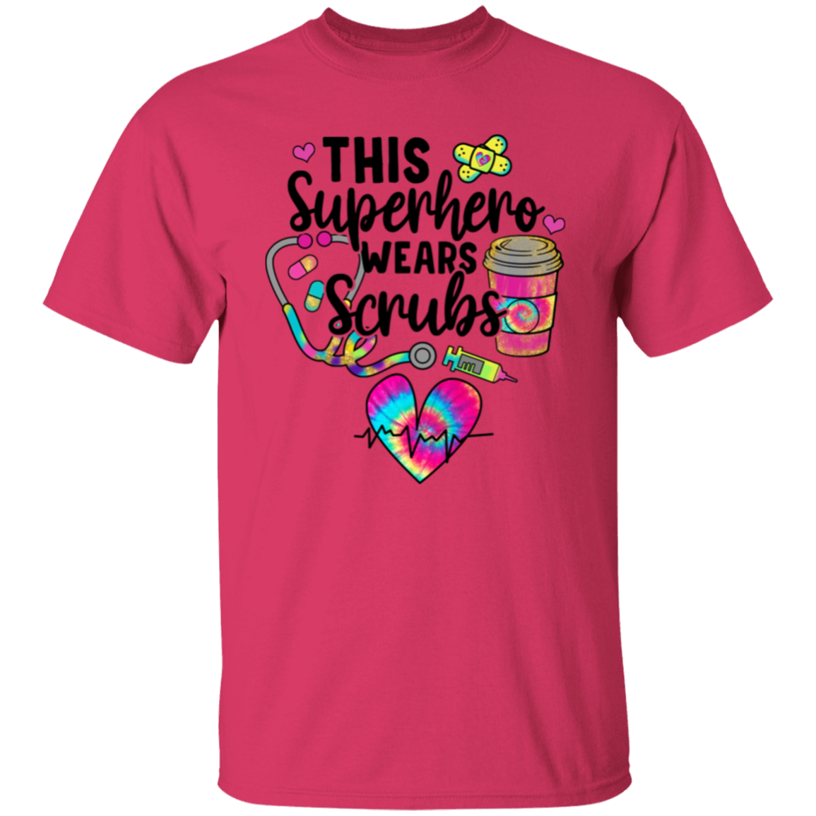 This Superhero Wears Scrubs T-Shirt