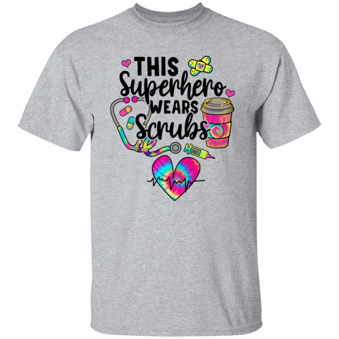 This Superhero Wears Scrubs T-Shirt