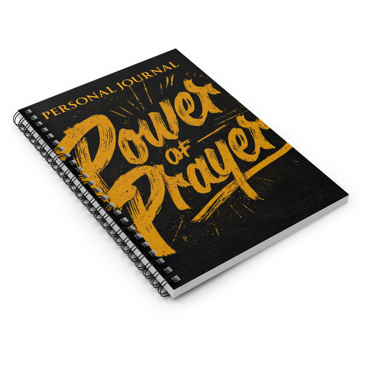 Prayer Journal Notebook — "Power of Prayer" Spiral Ruled Personal Journal