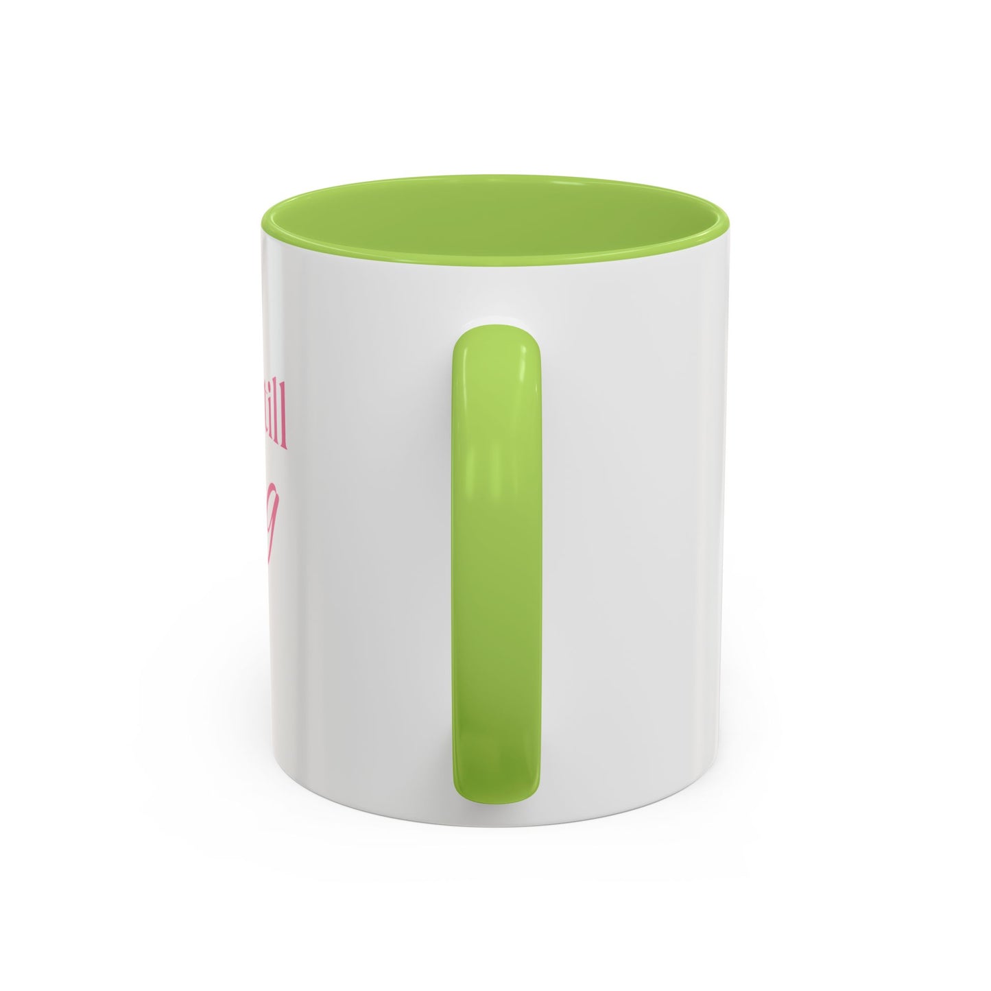 Christian Coffee Mug - "God Is Still Working On Me" Accent Mug (11/15 oz)