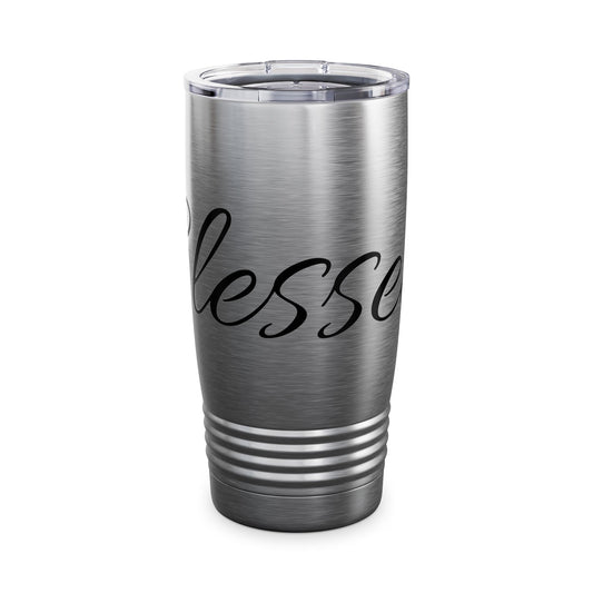Blessed Stainless Steel Tumbler — 20oz Insulated Travel Cup