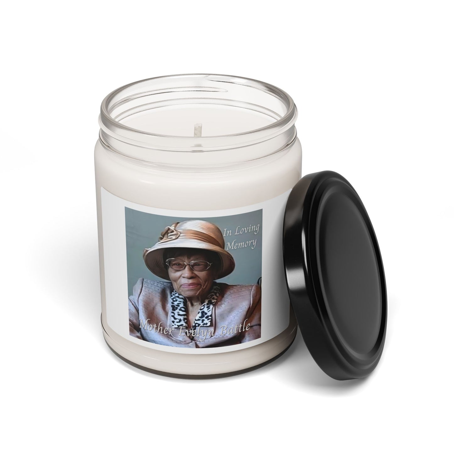Memorial Photo Soy Candle – "In Loving Memory" 9oz