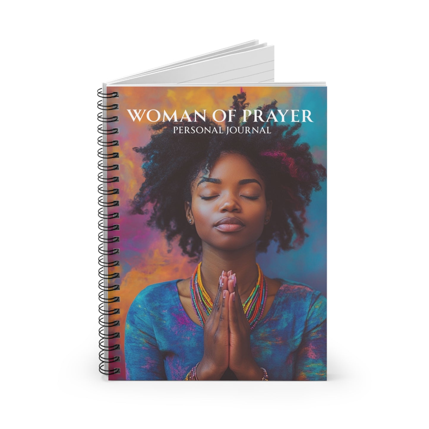 Woman of Prayer Spiral Notebook
