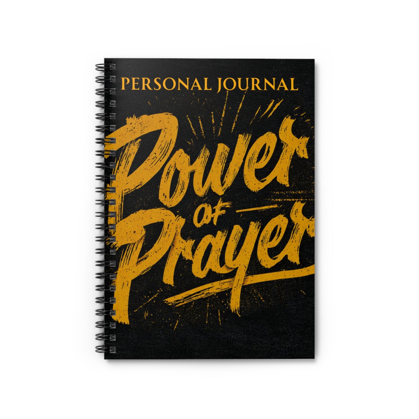 Prayer Journal Notebook — "Power of Prayer" Spiral Ruled Personal Journal