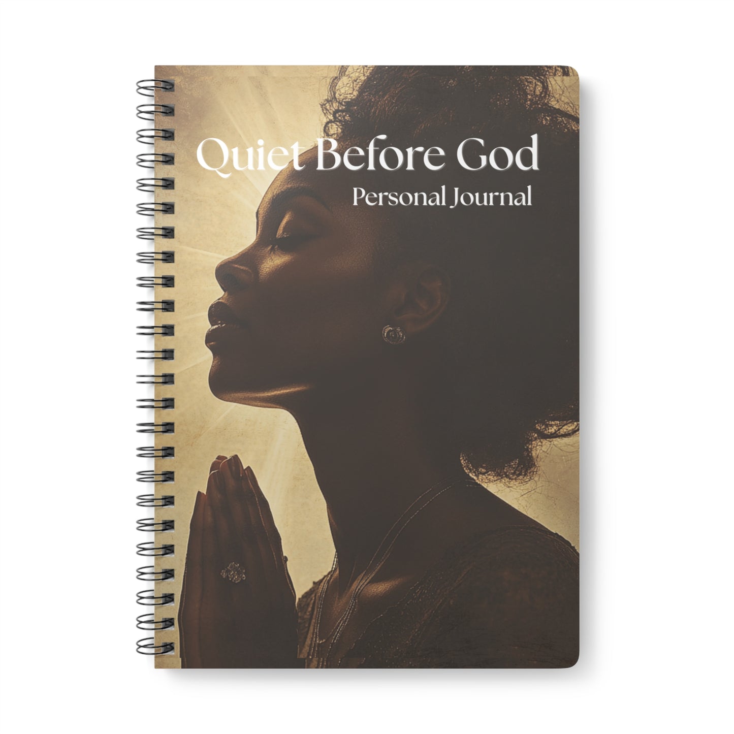 Quiet Before God Personal Journal — A5 Wirobound Prayer & Reflection Notebook