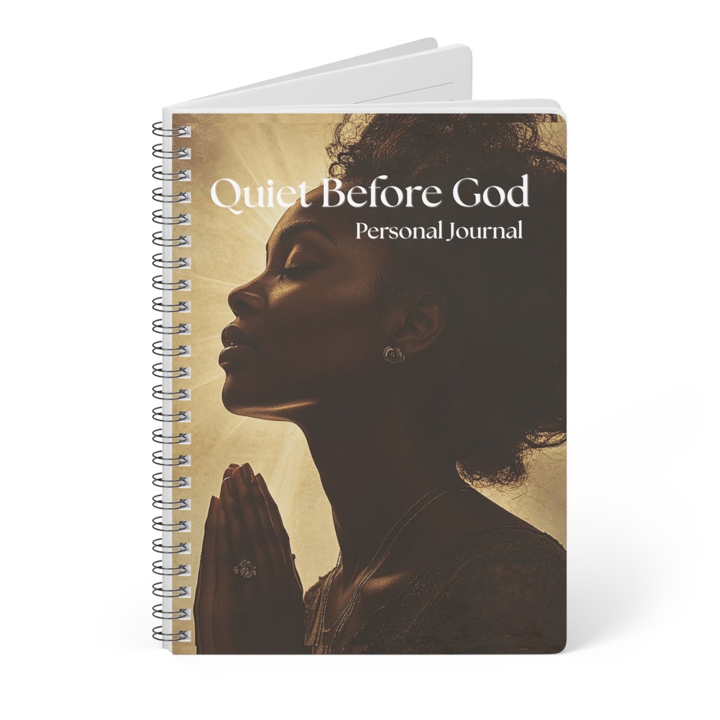 Quiet Before God Personal Journal — A5 Wirobound Prayer & Reflection Notebook