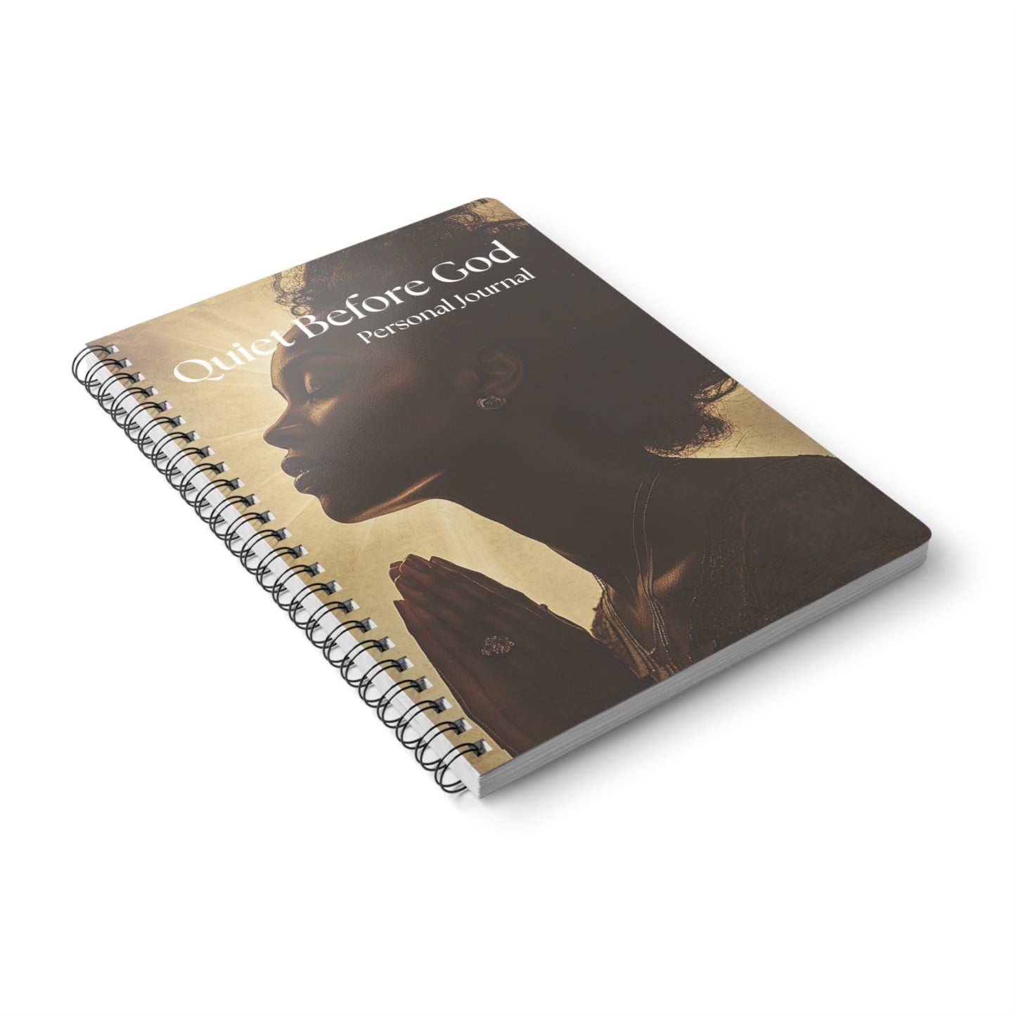 Quiet Before God Personal Journal — A5 Wirobound Prayer & Reflection Notebook