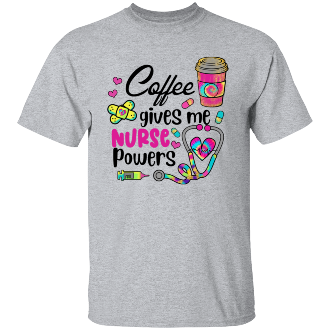Coffee Gives Me Nurse Powers T-Shirt