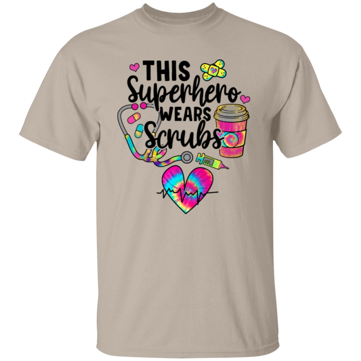 This Superhero Wears Scrubs T-Shirt