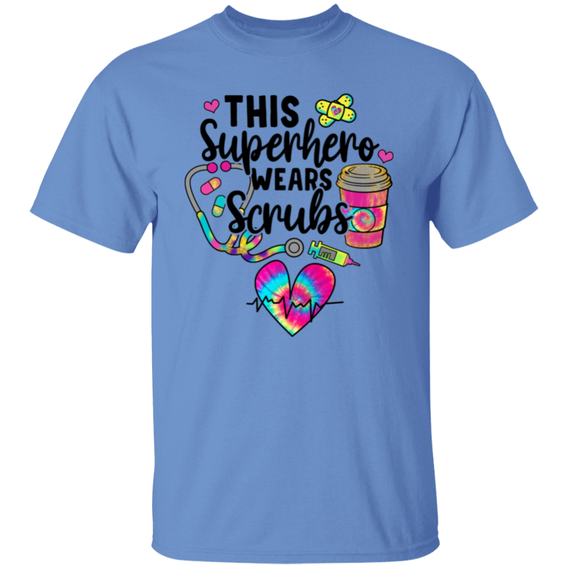 This Superhero Wears Scrubs T-Shirt