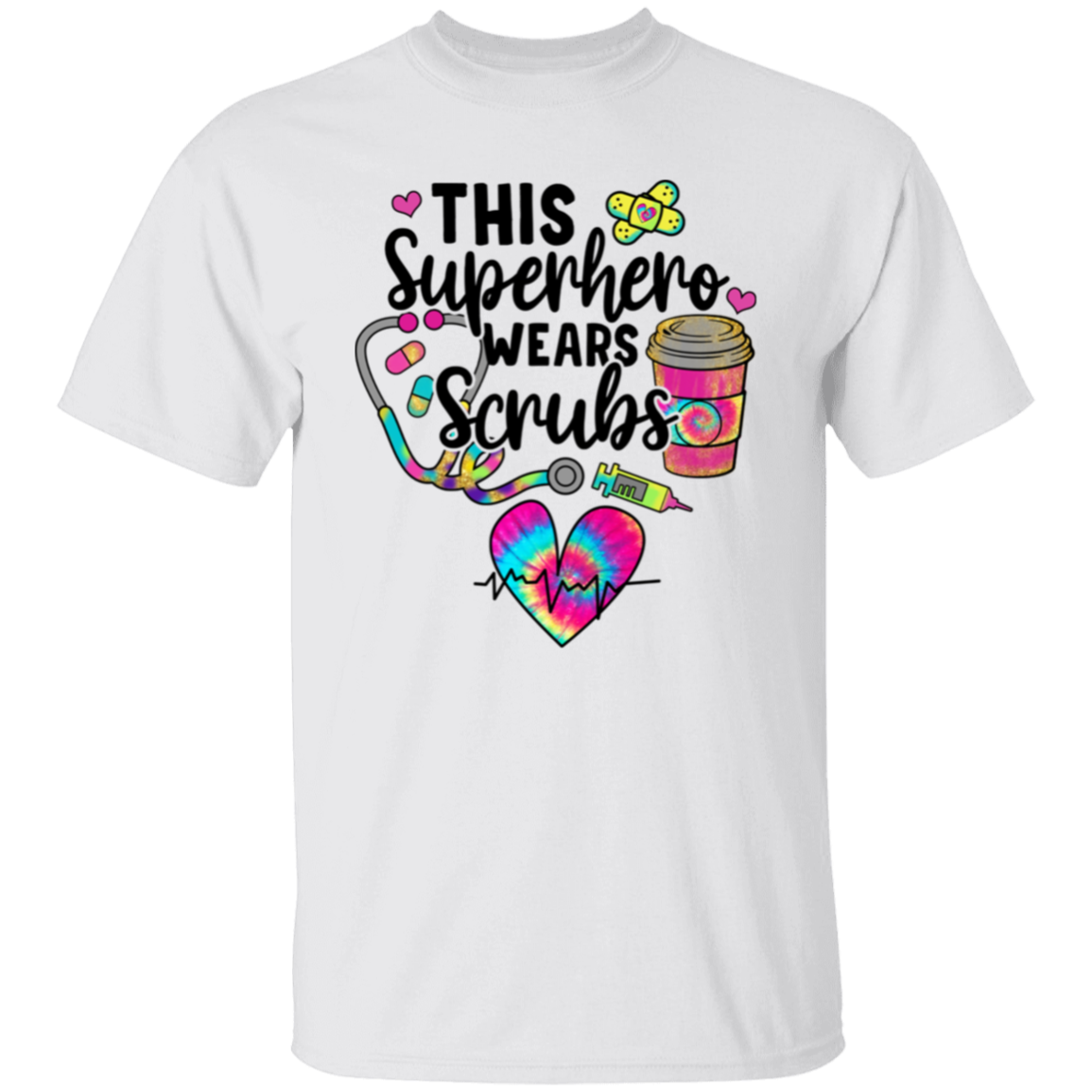 This Superhero Wears Scrubs T-Shirt