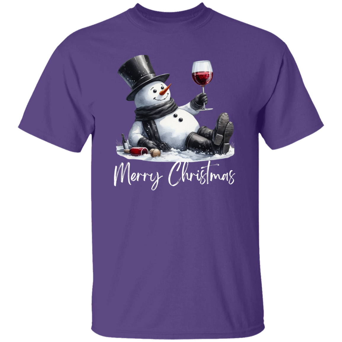 Snowman & Wine T-Shirt