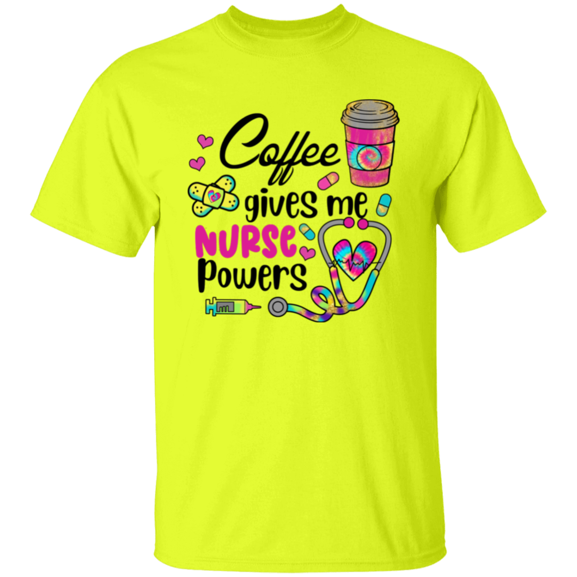Coffee Gives Me Nurse Powers T-Shirt