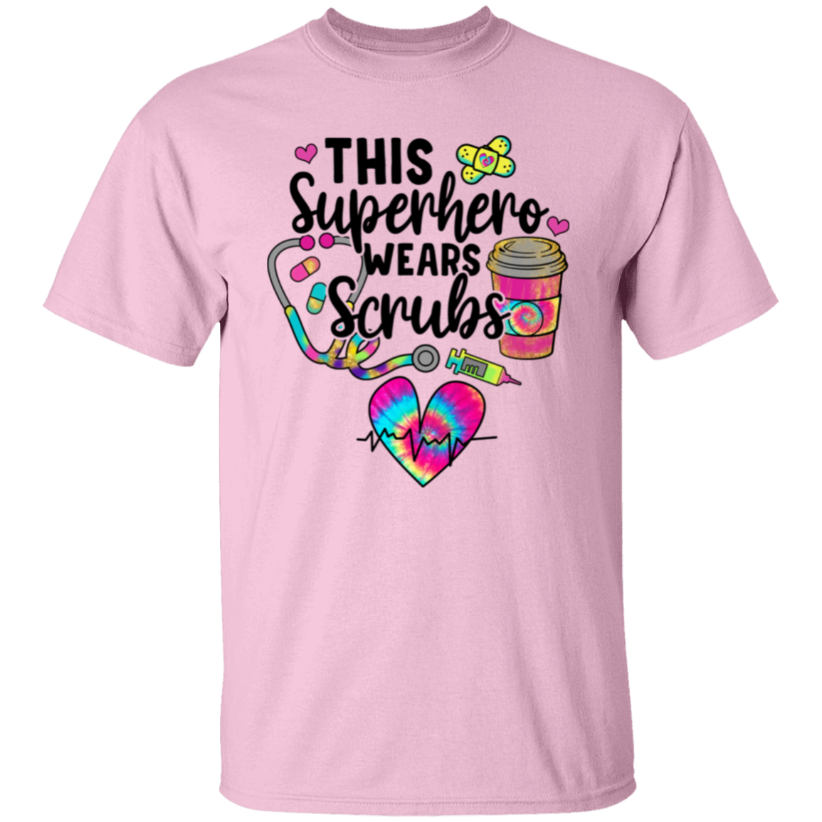 This Superhero Wears Scrubs T-Shirt