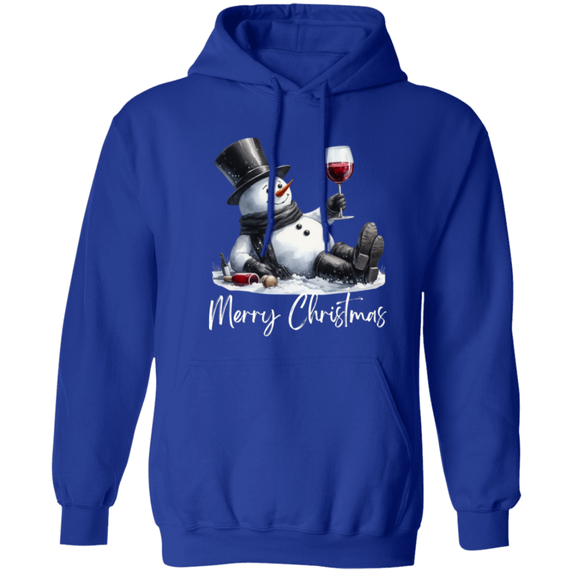 Snowman & Wine Hoodie