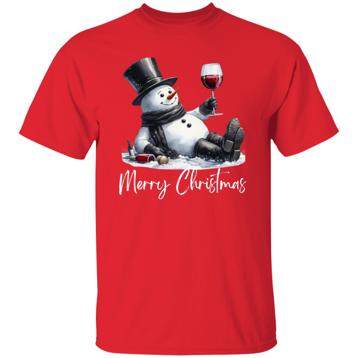 Snowman & Wine T-Shirt