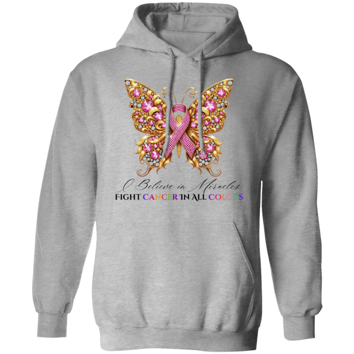 Breast Cancer Pullover Hoodie