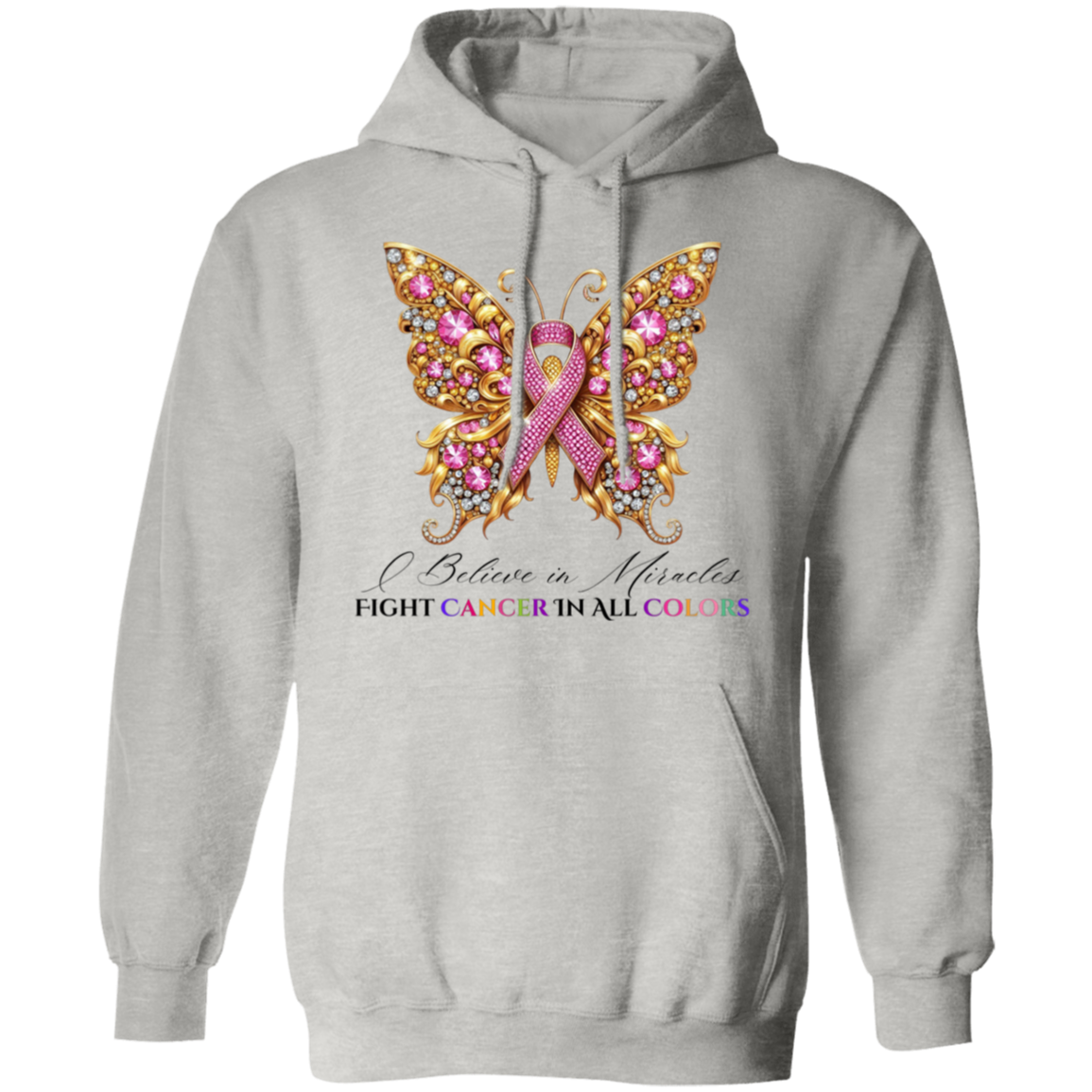 Breast Cancer Pullover Hoodie