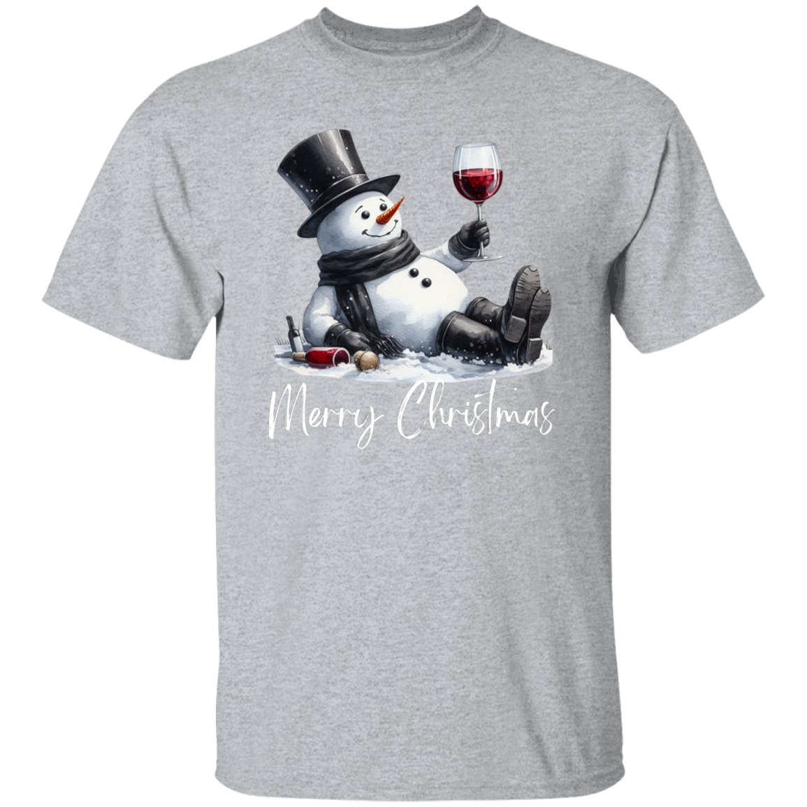 Snowman & Wine T-Shirt