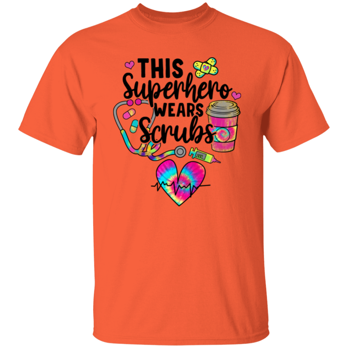 This Superhero Wears Scrubs T-Shirt