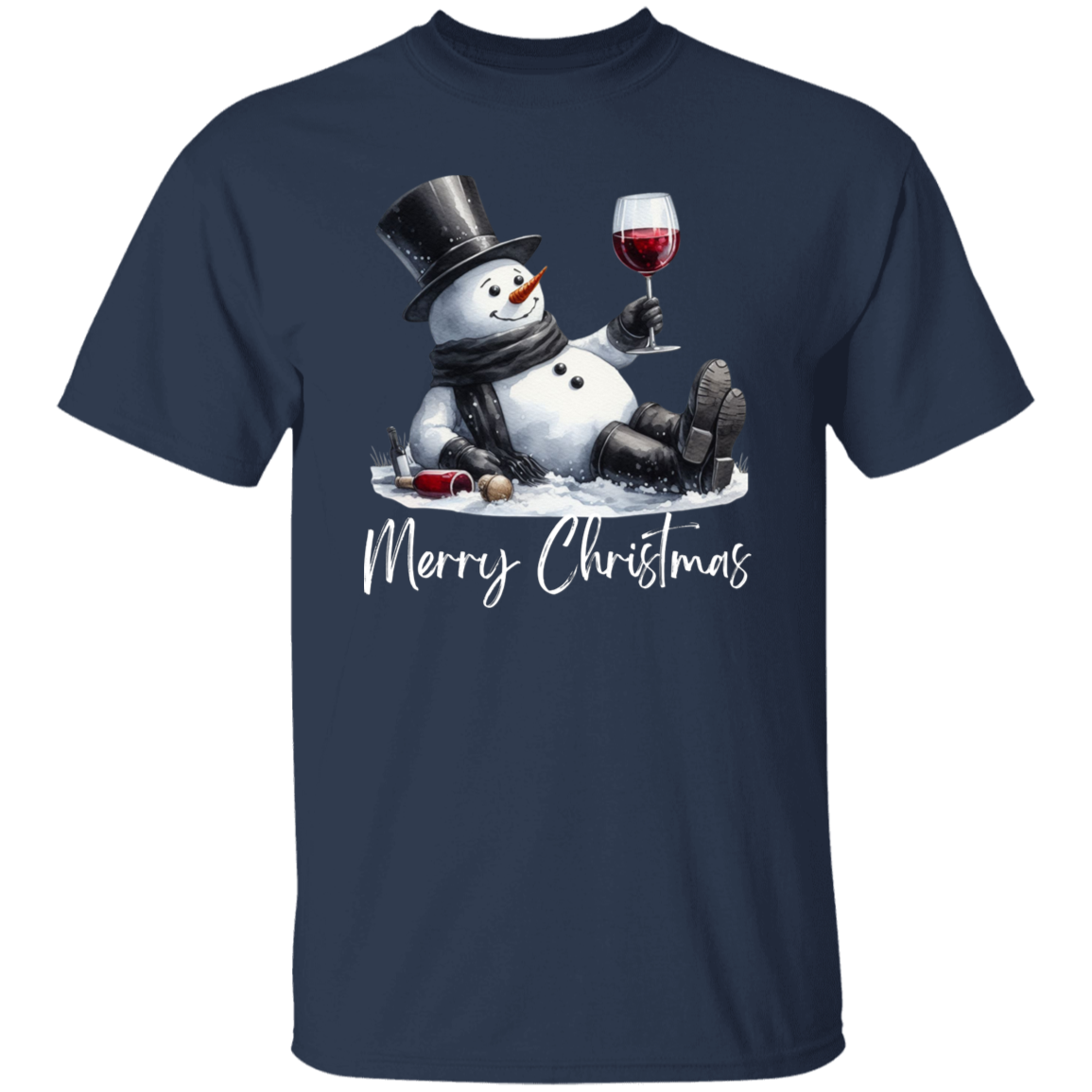 Snowman & Wine T-Shirt