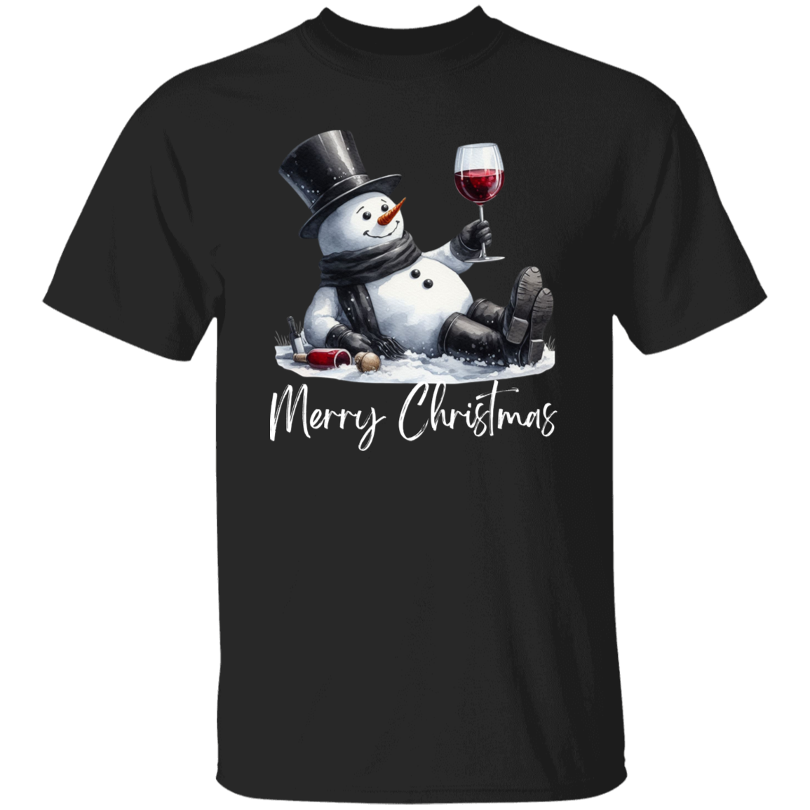 Snowman & Wine T-Shirt