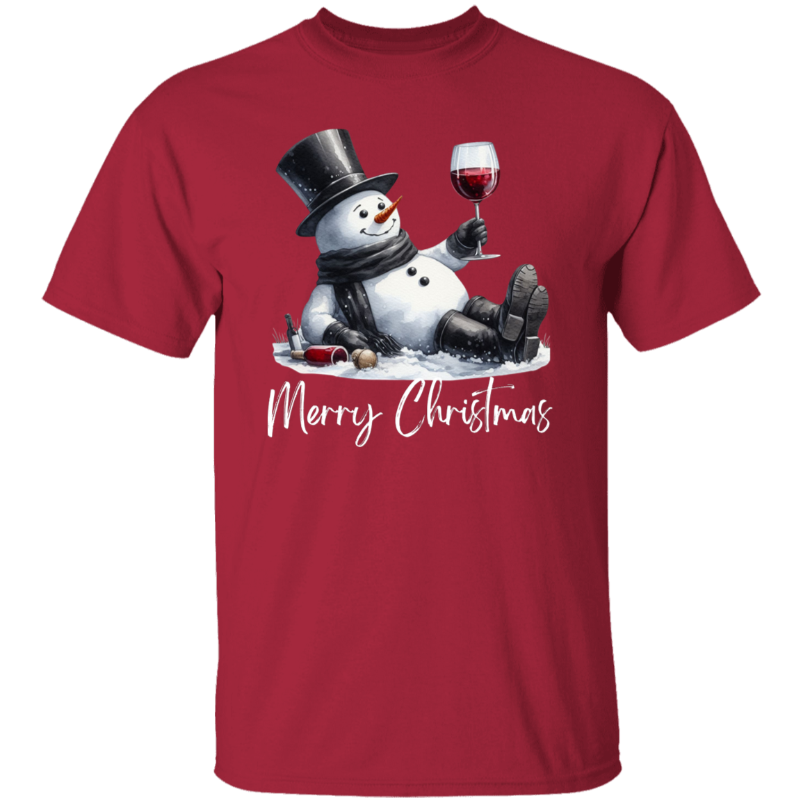 Snowman & Wine T-Shirt