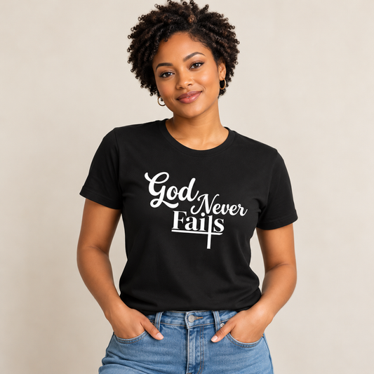 God Never Fails T-Shirt