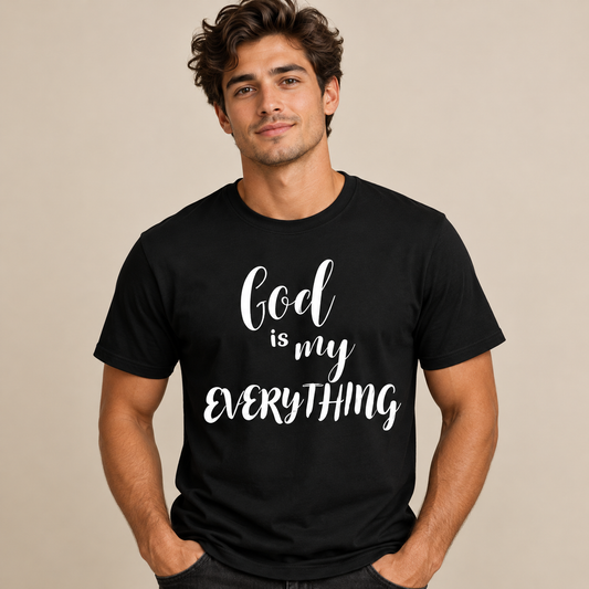 God is my Everything image Gildan 5.3 oz. T-Shirt