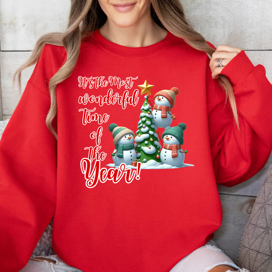 It's the Most Wonderful Time of the Year Crewneck Pullover Sweatshirt