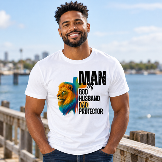 Man of God letters Man of God T-Shirt
