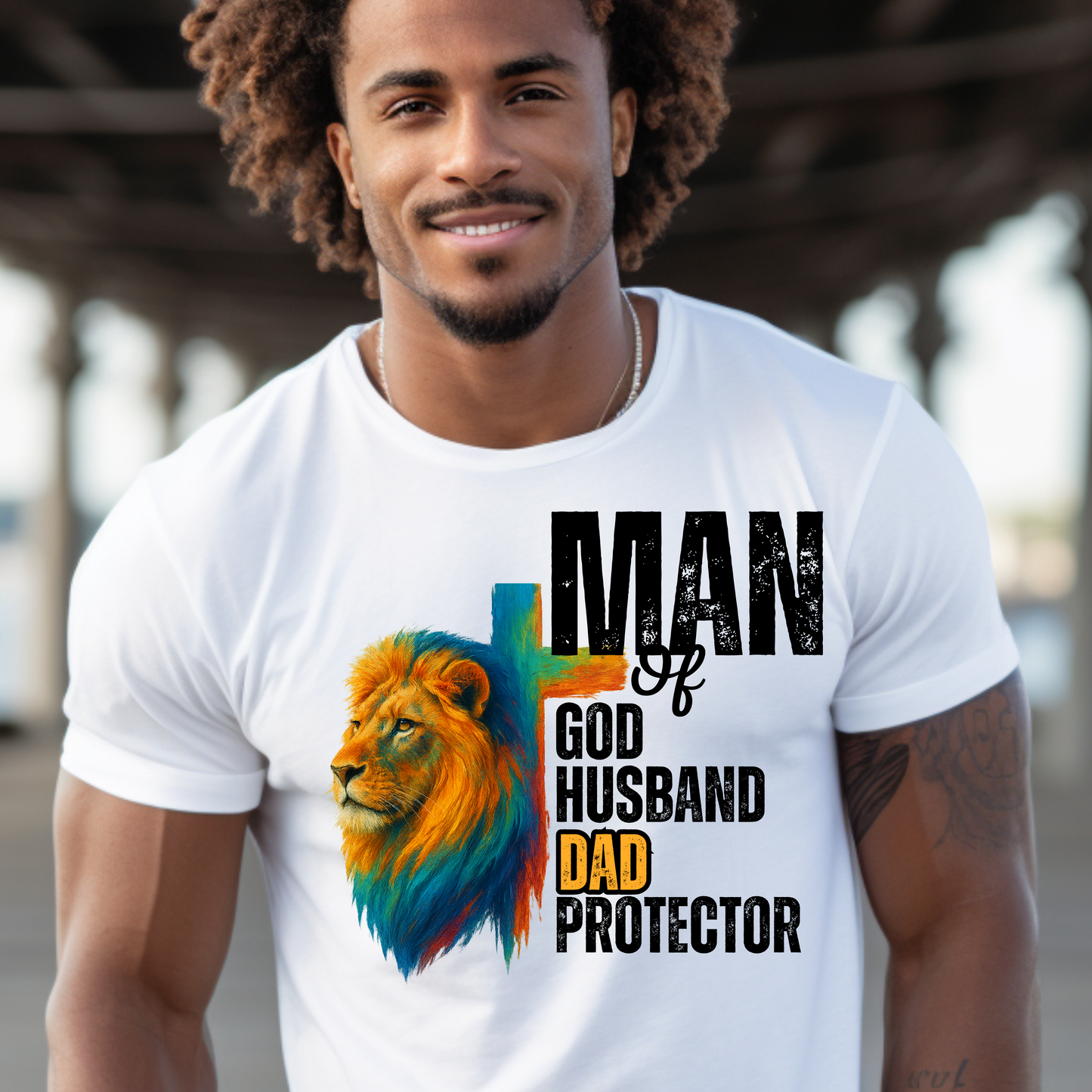 Man of God letters Man of God T-Shirt