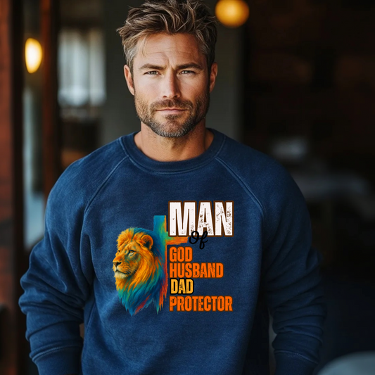 Man of God Crewneck Pullover Sweatshirt